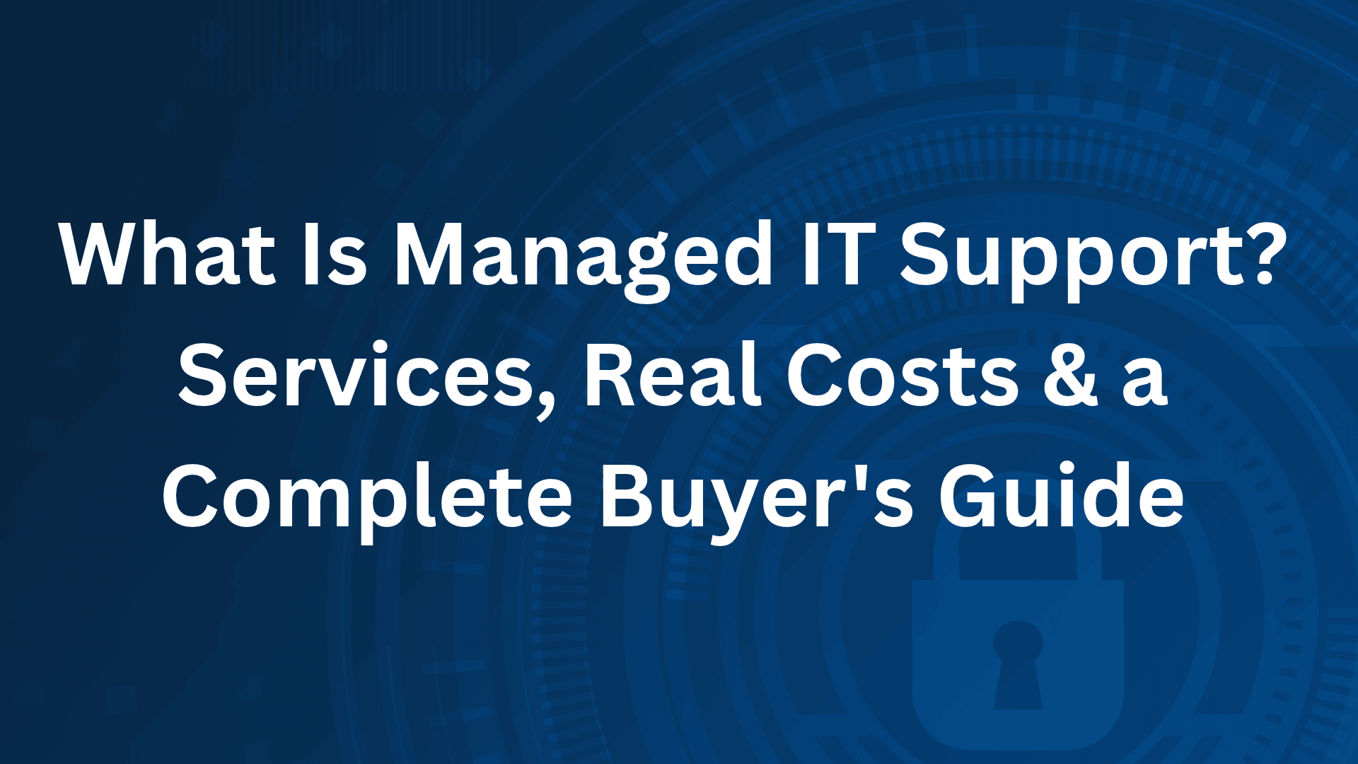 managed it support